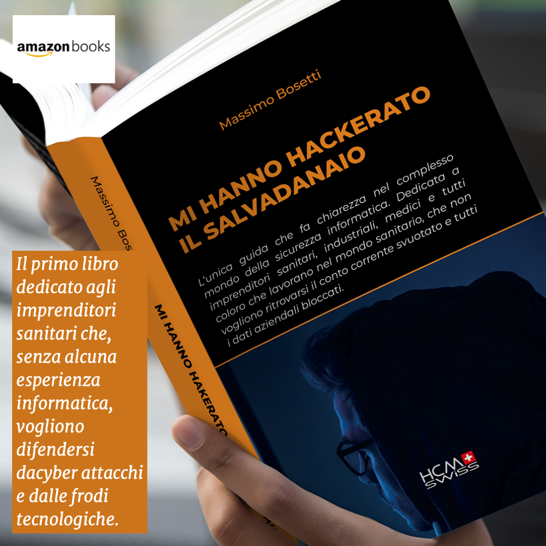 Book cover del libro di Massimo Bosetti "mi hanno hackerato il salvadanaio"